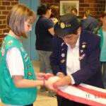 Presentation of American Flag to the Girls Scout Troop #3251